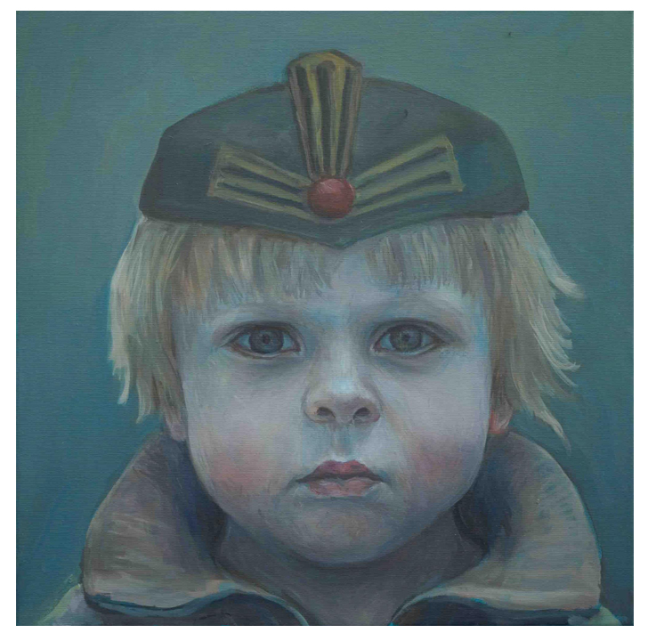 a boy with hat